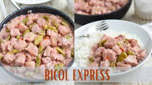 Bicol express recipe the mild sweetness of coconut milk brings a sense of delight to the sharp notes of chili pepper and bagoong in the classic bicol express recipe. How To Cook Bicol Express Bicol Express With Beans By Foodtrip