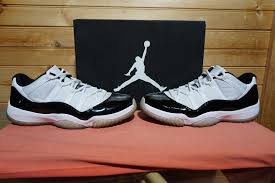 Nike Air Jordan 11 Retro Low White Black Dark Concord Size 12 2027 Air Jordans Jordans Nike Air Jordan 11