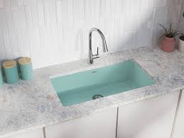 elkay quartz luxe sink in mint crme
