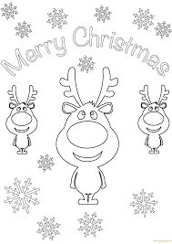 In an envelope and send it to your family or friends. Reindeer Merry Christmas Cards Coloring Pages Christmas Coloring Pages Coloring Pages For Kids And Adults