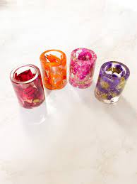 Custom Floral Resin Shot Glass Diy Resin Projects Diy Resin Tray Resin Diy