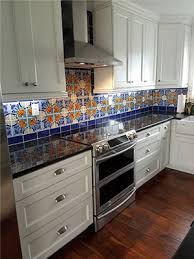 Blue White Mexican Tile For Sale Buy Mexican Talavera Tiles In 2020 Mexican Style Kitchens Mexican Tile Kitchen Backsplash Blue Backsplash Kitchen