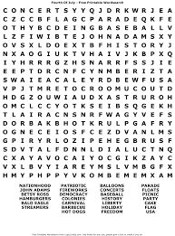 fourth of july word search medium logic lovely