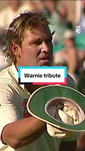 Tribute to Shane Warne at MCG