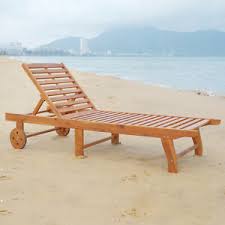 Astella adjustable wooden cabana beach chair; Folding Beach Chair Wood For Sale In Stock Ebay