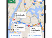 When planning a trip, it's helpful to know where you can stop for gas, especially if you have a credit card or gift card for a particular brand of fuel. Google Map Track Near By Gas Station And Current Prices Android And Ios App
