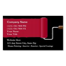 Simple and classic white construction company business card. Painter Business Cards Zazzle Com In 2021 Painter Business Card Examples Of Business Cards Printing Business Cards