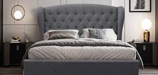 Check spelling or type a new query. China Bedroom Furniture Sets Fabric Upholstered Bed King Size China Modern Bed Classic Bed