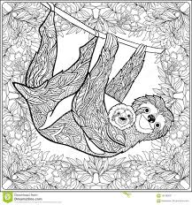 Discover all our printable coloring pages for adults, to print or download for free ! Sloth Coloring Page For Adults Novocom Top