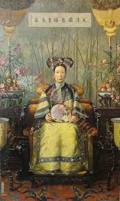 Dowager Empress Tzu Hsi Print Vintage Mid 1906 Digital Download Art Print Chinese Ruler Of 47 Years History Painting Art History Art History Memes