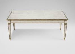 Vasagle glass coffee table, 2 drawers, tempered glass, rustic brown. Gold Frame Antique Mirror Coffee Table
