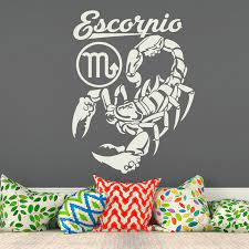 Escorpio Vinilos Decorativos Signo Del Zodiaco Escorpio Signos Del Zodiaco Vinilos