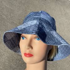 BRAND NEW Art Class Denim Blue Paisley Quilt Bucket Hat One Size  OSFM❤️blt7m75