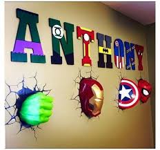 Super Hero Wall Ideas For Kids Nursery Ideas Boy Superhero Hang Up A Coat Rack For All The Kids Super Hero In 2020 Marvel Room Superhero Room Decor Superhero Room