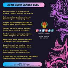 Tidak boleh sombong dan tidak boleh malu dalam mencari ilmu 6. Dewan Bahasa Dan Pustaka On Twitter Gurindam Adab Murid Dengan Guru Gurindam Bahasajiwabangsa Bukudbp