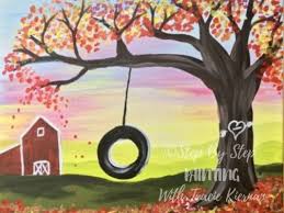 This is a landscape painting. Sunset Archives Step By Step Painting With Tracie Kiernan