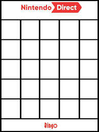 Everyone is a winner (or a loser) with nintendo direct bingo predictions. Nintendo Direct 6 9 18 Bingo W Templates Smash Amino