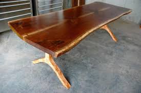 8 X 36 Book Matched Walnut Natural Edge Conference Table With Steel Legs Http Buff Ly 2rvdvmn Ut Dining Table Custom Dining Tables Custom Wood Dining Table