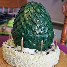 The dragon egg is a block from vanilla minecraft, created atop the portal which forms when an ender dragon dies. Game Of Thrones Dragon Egg Cake By The Ribboned One On Deviantart