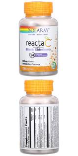 Smoke or are exposed to secondhand smok. Reacta C With Black Elderberry 120 Vegcaps By Solaray Elderberry Natural Vitamins Dietary Supplements