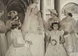 Furst Rainier Gracia Patricia Traumhochzeit Vor 60 Jahren Brautjungfern Grace Kelly Hochzeit
