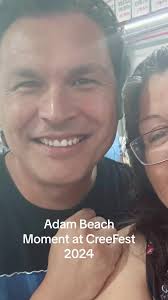Adam Beach Makes Fan Nervous