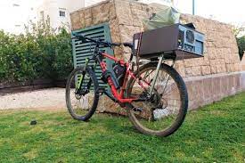 Diy Bike Rear Rack With A Magnetic U Lock Mount No Welding Bike Welding Bike Lock