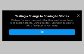 Those include celebrities, musicians, actors, and people with large followings and press in real life. Instagram Experiments Forbidding A Number Of People From Sharing Posts To Stories As A Part Of The New Testing Digital Information World