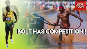 Usain bolt running record and cricket fan of india. Bolt Has Competition Kambala Buffalo Jockey Covers 100 M In 9 55 Secs Youtube