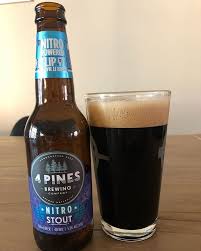 4 Pines Nitro Stout Beer Description Australia S First Nitro Stout In A Bottle No Widget Just A Nitro Infusion In The Bottle Giving It A Beautiful Cre Cerveza