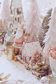 Pink Christmas Table Decorations A Pink Wonderland Dinner The Pink Dream Pink Christmas Table Pink Christmas Decorations Pink Christmas