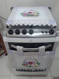 Capa De Fogao Em Tecido Passo A Passo Kit Fogao 6 Bocas Kit Confeccionado Com Tecidos 100 Algodao E Manta R1 Para Dar Estrutur Fogao De 6 Bocas Artesanato Para Cozinha Decoracao Da Casa Artesanal