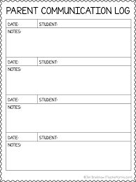 Parent Communication Logs Free Classroom Management Forms Teacher Karma Communication Log Parent Communication Log Parent Teacher Communication Forms