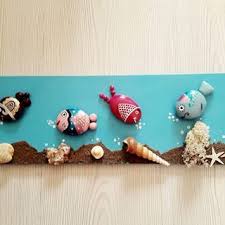 Gunaydin Arkadaslar Akvaryum Tas Tasarim Tastasarim Taspano Pano Pebbleart Stonepainting Handmade Akvaryum Baliklar Stud Earrings Baby Mobile