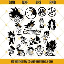 Download Dragon Ball Bundle Svg Goku Png Goku Svg Dragonball Svg Dragon Ball Z Svg Super Saiyan Svg Png Dxf Eps Svgsunshine
