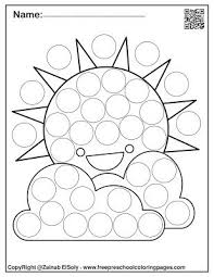 Pin On Spring Do A Dot Marker Free Coloring Pages