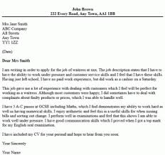 Waiter Cover Letter Sample For 2021 Printable And Downloadable Cust