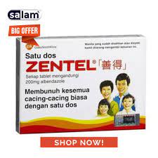 Saranan rutin pemeriksaan dan pengambilan ubat tersebut adalah pada durasi 6 bulan sekali, namun jika anda dijangkiti, pembasmian perlu dilakukan dengan lebih kerap. Clearance Zentel Ubat Cacing Tablet 200mg Exp 8 2020 Shopee Malaysia