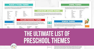 Preschoolers start to form a whole new preschoolers are eager to learn how the world works, and the best way for them to learn at this age is through play. 200 Of The Best Preschool Themes And Lesson Plans