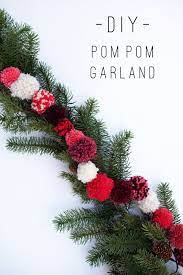 Tell Diy Christmas Pom Pom Garland Tell Love And Party Diy Christmas Garland Christmas Pom Pom Diy Garland
