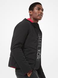 Michael Kors X Tech Hooded Puffer Jacket Shopstyle