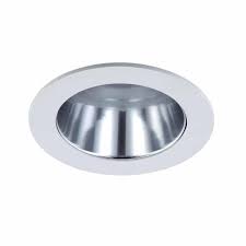 Commercial Electric 4 In Chrome Recessed Reflector Trim Hbr202clr The Home Depot