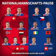 Players by club, fc basel. Fc Basel 1893 On Twitter Internationalbreak 13 Basel Players Are At Their Respective National Teams We Wish Them All The Best Of Luck Who Will You Be Watching Fcbasel1893 Https T Co Wvdqqbhzqf