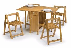 Dining room trends want to try out the latest dining room trends? Savoy Folding Drop Leaf Dining Set With Table 4 Chairs Oak Ds Furniture