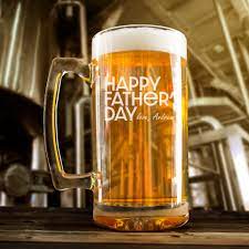 German text froehlichen vatertag, translate happy fathers day. Happy Father S Day Beer Mug In Block Text Personalized By Kate