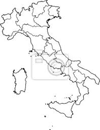 Włochy północne google my maps. Mapa Wlochy Fototapeta Fototapety Europa Roma Geografia Myloview Pl