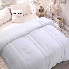 If you can't tell, beds are are my mind! Luxury Premium 100 Bamboo Cooling King Size Comforter High 2200 Thread Count Soft Fluffy White Comforters All Seasons Quilted Down Alternative Duvet Insert 8 Corner Tabs White King Pricepulse