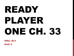 Setec astronomy, san francisco, california. Ready Player One Ch 33 Mrs Bly Eng Ppt Download