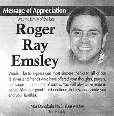 Roger Ray Emsley Sr. (1956-2007)