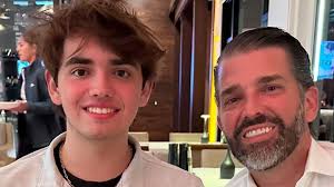 Don Jr.'s Son Is Growing Up Fast (& Quickly Taking On Grandpa Trump's  Signature 'Do)